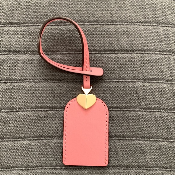 💯Auth Kate Spade pink purse tag accessory “be the love” 🎀💕 - Picture 6 of 6